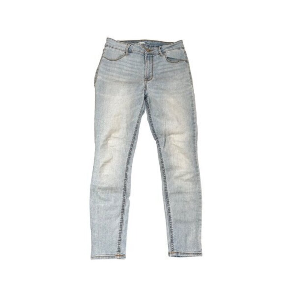Old Navy Super Skinny High Rise Ankle Jeans Size 4 Short Light Wash Denim